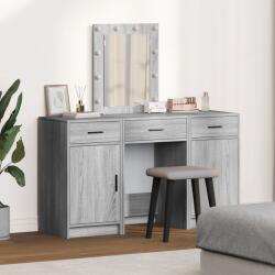 vidaXL Тоалетка Сив 50 x 41 x 135 см Инженерна дървесина (3334259)