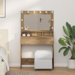 vidaXL Тоалетка Дъб 75, 5 x 41 x 135 см Инженерна дървесина (865117)