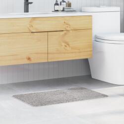 vidaXL Килимче за баня с антихлъзгаща повърхност Сив 50 x 80 cm ПП (4019825)