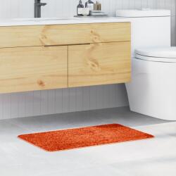 vidaXL Килимче за баня с антихлъзгаща повърхност Оранжево 50 x 80 cm (4019831)