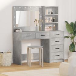 vidaXL Тоалетка 2 бр. Сив 78.5 x 41 x 135 см Инженерна дървесина (3334194)