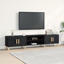vidaXL ТВ шкаф 180 x 31, 5 x 40 см Черния дъб Инженерна дървесина (862817)
