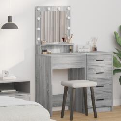 vidaXL Тоалетка Сив Сонома 50 x 41 x 135 см Инженерна дървесина (865123)