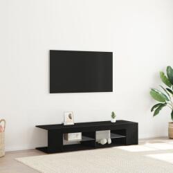 vidaXL ТВ шкаф 135 x 39 x 30 см Черния дъб Инженерна дървесина (862561)