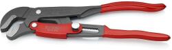 KNIPEX Тръбен ключ с S-образни челюсти 1" и бърза настройка, сиво-фосфатиран, червена ръкохватка 330мм, Knipex (K8361010)