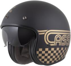 Cassida Oxygen 2.0 Rondo nyitott motoros bukósisak matt fekete-arany