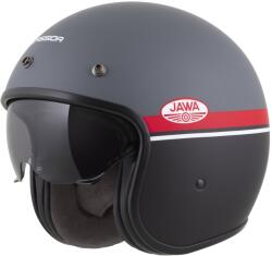 Cassida Oxygen 2.0 Jawa OHC nyitott motoros bukósisak matt szürke-piros-fekete-fehér