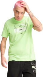 PUMA Póló Puma Ess Logo Lab Summer Tee, Zöld, Férfiak M zöld