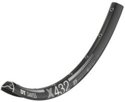 DT Swiss X 432 MTB felni, 29 col (622x29/25 mm), 32H, tárcsafékes, fekete, 490g