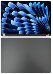  NBA001LCD10112002766229056 Apple Macbook Air M3 15 (2024) A3114 OEM LCD kijelző, zsanér, Szürke keret, hátlap, kábel (NBA001LCD10112002766229056)