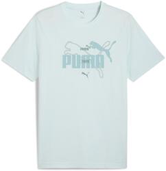 PUMA Póló Puma Ess Logo Lab Summer Tee, Kék, Férfiak M kék|zöld
