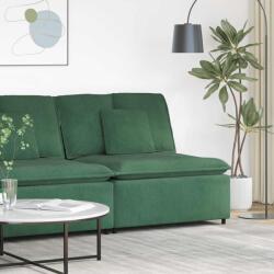 vidaXL dzsungel zöld moduláris kanapé középső modul párnákkal 100 cm (4104442)