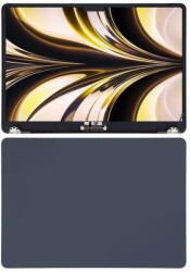 NBA001LCD10112002766229061 Apple Macbook Air M3 (2024) A3113 OEM LCD kijelző, zsanér, Kék (Midnight Blue) keret, hátlap, kábel (NBA001LCD10112002766229061)