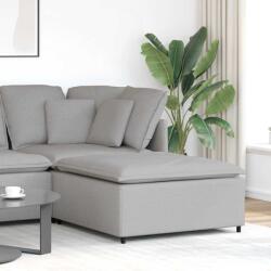 vidaXL felhőszürke moduláris kanapé lábzsámoly modul 100x100x48 cm (4104486)