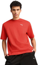 PUMA Póló Puma Wardrobe Ess Boxy Tee, Piros, Férfiak L vörös