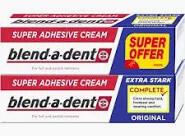 Blend-a-dent extra erős műfogsorrögzítő krém 2x47g (711565)