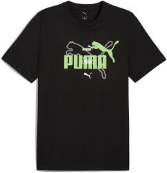 PUMA Póló Puma Ess Logo Lab Summer Tee, Fekete, Férfiak S fekete