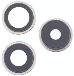 tel-szalk-1929695151510 Apple Iphone 16 Pro hátlapi kamera lencse Fehér kerettel (tel-szalk-1929695151510)