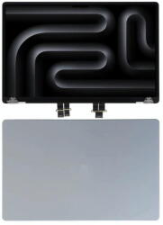 NBA001LCD10112002766229071 Apple Macbook Pro 14" M3 (2023) A2918 OEM LCD kijelző, zsanér, Szürke keret, hátlap, kábel (NBA001LCD10112002766229071)