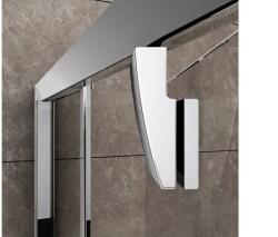 RAVAK Zuhanyajtó PDOP2-110 fekete Transparent (03GD0300Z1)