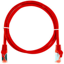 NIKOMAX Patch kábel S/FTP CAT6a LSOH, Essential Series, 0, 5m, piros (NMC-PC4SA55B-ES-005-C-RD) - bbmarket