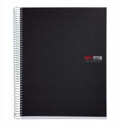 Miquelrius Notebook Miquelrius A4 NB8 Black 200 oldal kockás