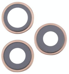 tel-szalk-1929695151512 Apple Iphone 16 Pro hátlapi kamera lencse Arany kerettel (tel-szalk-1929695151512)