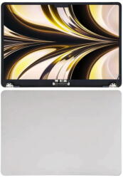  NBA001LCD10112002766229062 Apple Macbook Air M3 (2024) A3113 OEM LCD kijelző, zsanér, Ezüst keret, hátlap, kábel (NBA001LCD10112002766229062)