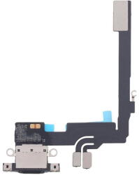 tel-szalk-1929695151538 Apple Iphone 16 Pro töltőcsatlakozó port panel Fekete (tel-szalk-1929695151538)