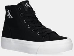 Calvin Klein sportcipő VULC FLATFORM MID CV MG fekete, női, YW0YW01764 - fekete Női 40