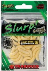 TRABUCCO slurp baithoney worm nat. white 30 db natur gumi méhlárva (182-00-210) - nextfish