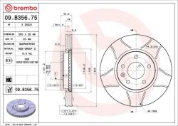 BREMBO féktárcsa BREMBO 09. B356.75 (09.B356.75)