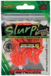 TRABUCCO slurp bait honey worm red glitter 30 db vérvörös gumi méhlárva (182-00-240) - nextfish