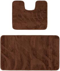 Delta Carpet Set 2 Covorase Baie, Antiderapante, Symphony Brown, Diverse Marimi (8680318192516) Covor baie