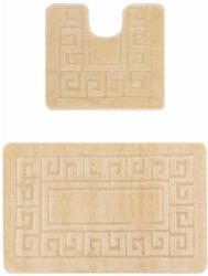 Delta Carpet Set 2 covorase baie Ethnic Beige, Diverse Marimi (8680318591388) Covor baie