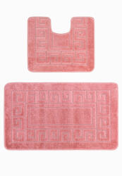 Set Baie Set 2 Covorase Baie Ethnic Dusty Rose, Diverse Dimensiuni (8680318613998) Covor baie