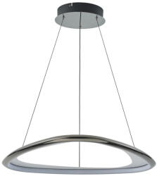 Zuma Line Getafe 34W 3000K fekete/króm LED függeszték Zuma Line (ELM 003064 028098)