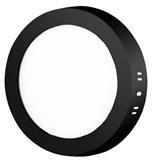 Avide 12W CCT IP44/IP20 kerek fekete LED panel Avide (AVI AMSMPCCT R 12W ALU44 B)