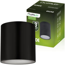 Lumileds Felületre szerelhető csöves kültéri kerti lámpa GU10 LED IP54 kerek 95mm RONDE LUMILED (LUMOGR1222)