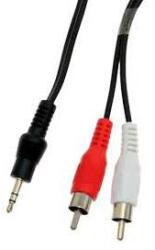 SBOX 3, 5mm -2 x RCA kábel M/M - 2M - axxialshop