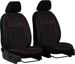  Prémium üléshuzat fekete piros 1+1 Eco Line (UHEL02RED)