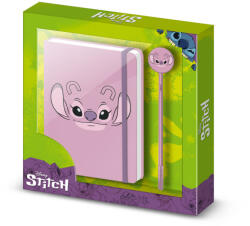 Exity Disney Lilo és Stitch, A csillagkutya Pink napló + toll szett NETE07808 (NETE07808)