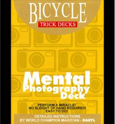 The United States Playing Card Company Bicycle Mental Photography Deck kártya - piros