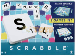 Mattel Scrabble Társasjáték 2 az 1-ben Core Refresh HXW11 román nyelvű Mattel (HXW11)