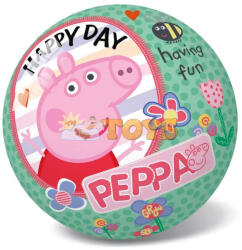 Star Gumilabda gyerekeknek Peppa Pig 23cm Happy Day Have Fun