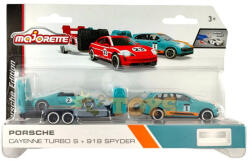 Majorette Porsche Cayenne Turbo S + 918 Spyder kisautó (212053112)