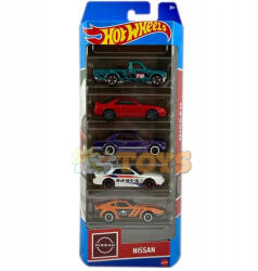 Mattel 5 Nissan HLY73 Mattel kisautó autós szett (HLY73)