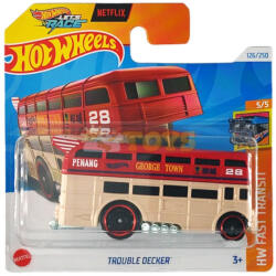 Mattel kisautó Bus Trouble Decker HTB45 HW Fast Transit Mattel (HTB45)