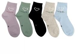 Női köztes szárú zokni 5pár (WP3508)