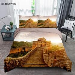 Luna ágynemű garnitúra 6 részes 5D városfal mintás (LUNA-5D-6 65)